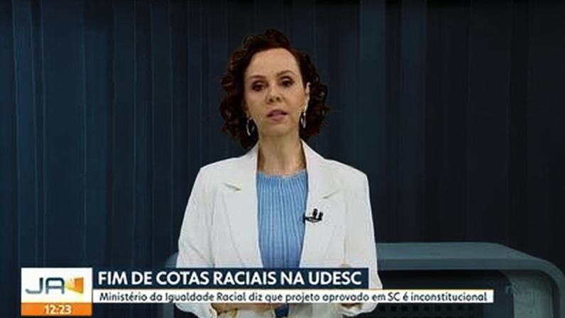 1 de 1 Publicação da ministra da Igualdade Racial, Anielle Franco, sobre lei que extingue cotas raciais em Santa Catarina — Foto: Instagram/Reprodução