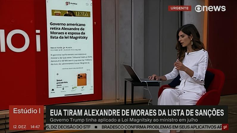 Governo americano retira Alexandre de Moraes e esposa da lista da lei Magnitsky