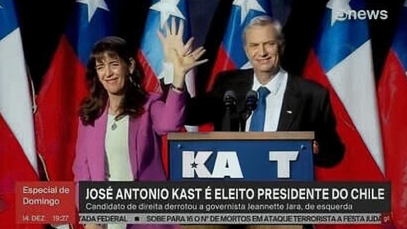 José Antonio Kast é eleito presidente do Chile