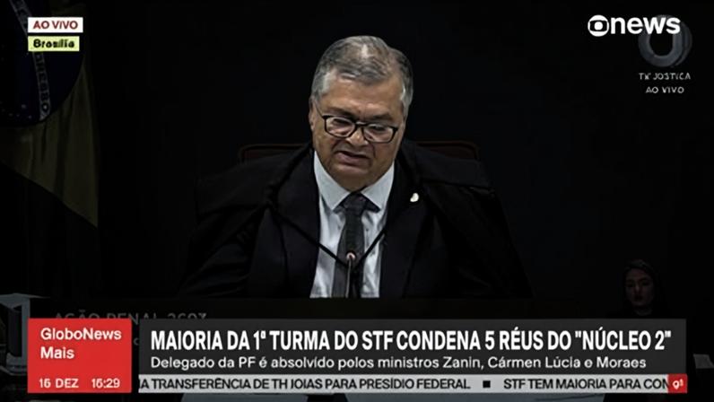 Primeira Turma condena mais cinco réus do núcleo 2