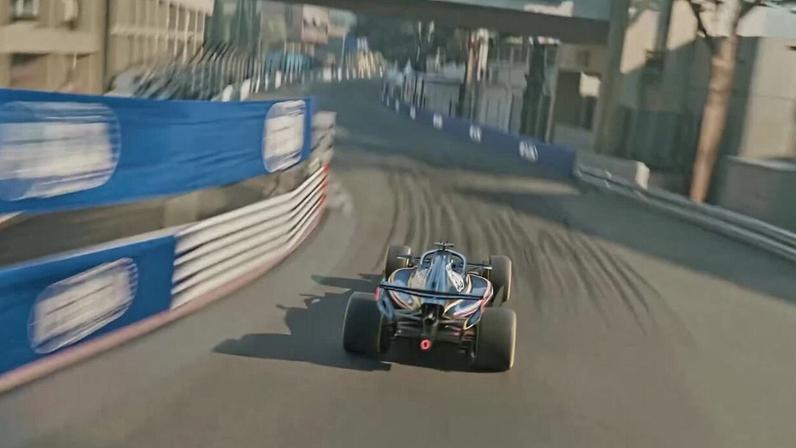 FIA compartilha imagem virtual do carro da F1 2026 em ação