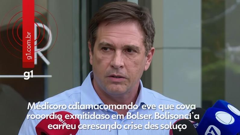 Médicos explicam que novo procedimento em Bolsonaro ocorreu após crise de soluço