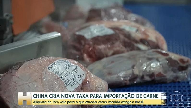 China cria nova taxa para importação de carne bovina