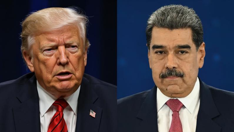 Governo Trump escala a crise com a Venezuela. Fotos: Federico PARRA / AFP e ANDREW CABALLERO-REYNOLDS / AFP