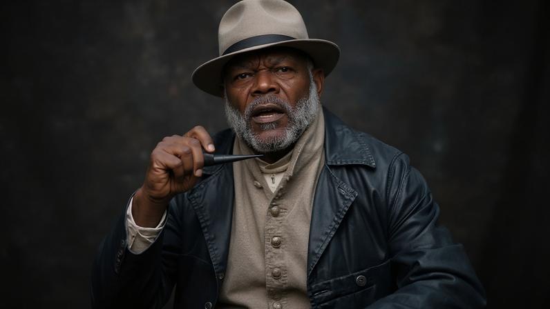 Samuel L Jackson in The Unholy Trinity.