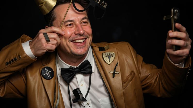 Musk tem um patrimônio líquido de US$ 754 bilhões (R$ 4,178 trilhões)