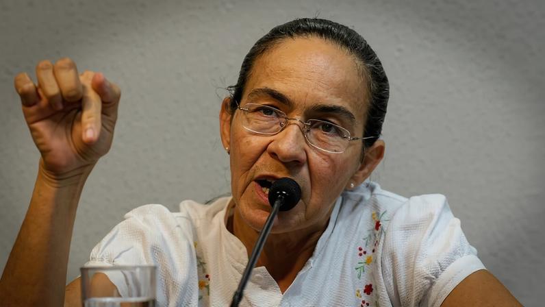 Heloísa Helena, do partido Rede Sustentabilidade. Foto: Geraldo Magela/Agência Senado