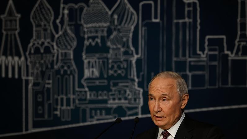 Presidente russo Vladimir Putin em Moscou 18/3/2025 Reuters/Maxim Shemetov/Proibida reprodução