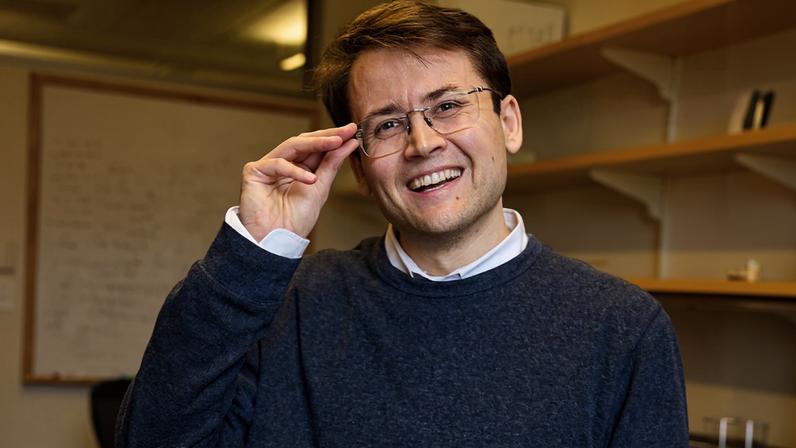Alexander Busch, a PhD student at MIT Sloan School of Management, is studying both sociology and economics.