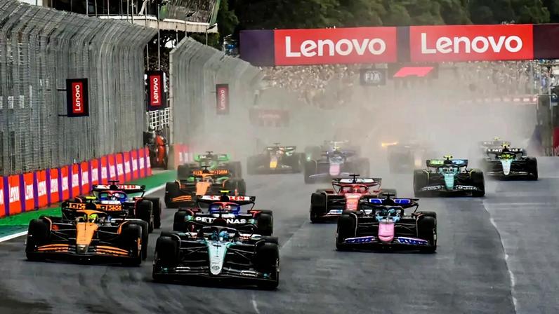 Largada do GP do São Paulo de F1 (Foto: Julio D'Paula/Thenews2/Gazeta Press)