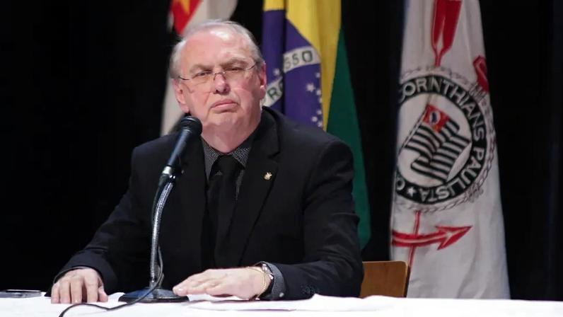 Osmar Stabile é o atual presidente do Corinthians (Foto: Vinicius Nunes/Agência F8/Gazeta Press)