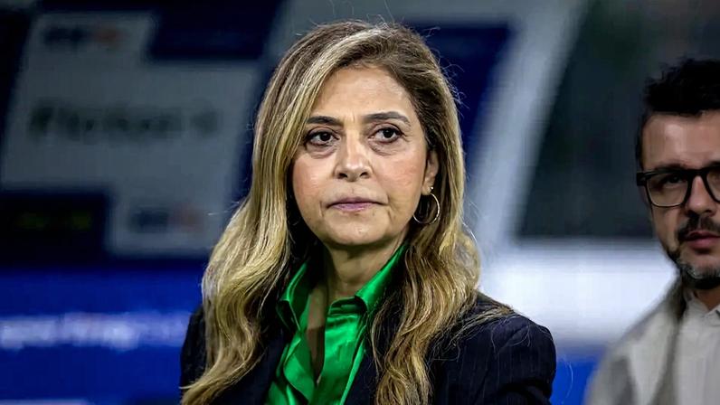 Leila Pereira, presidente do Palmeiras (Foto:JHONY INACIO/AGENCIA ENQUADRAR/GazetaPress)