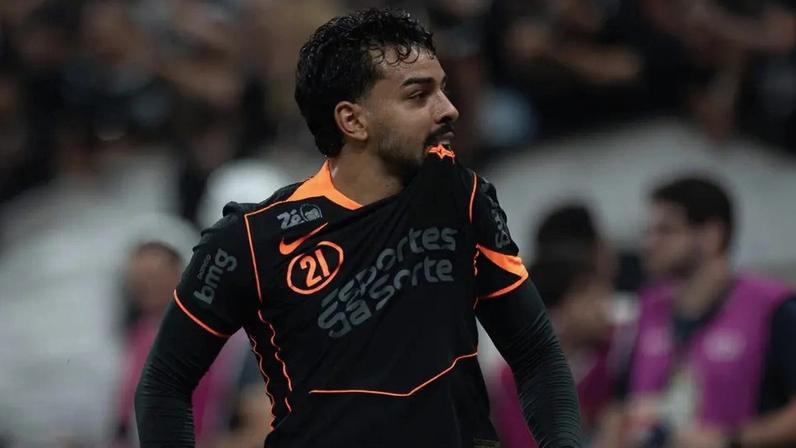 Matheus Bidu marcou o gol do Corinthians no jogo (Foto: Ronaldo Barreto/Thenews2/Gazeta Press)