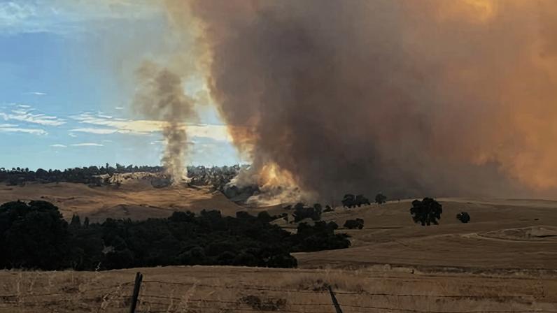 The Boddington fire in Western Australia has been downgraded to a watch and act level.
