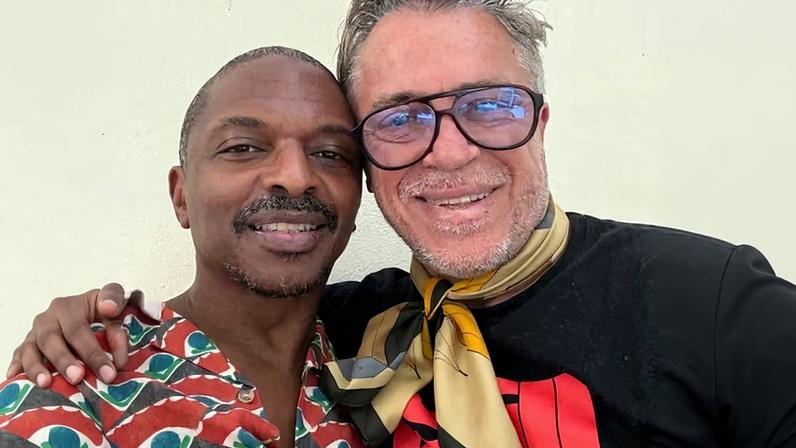 Sean and Philip Channells in Marrakesh, Morocco, in 2025