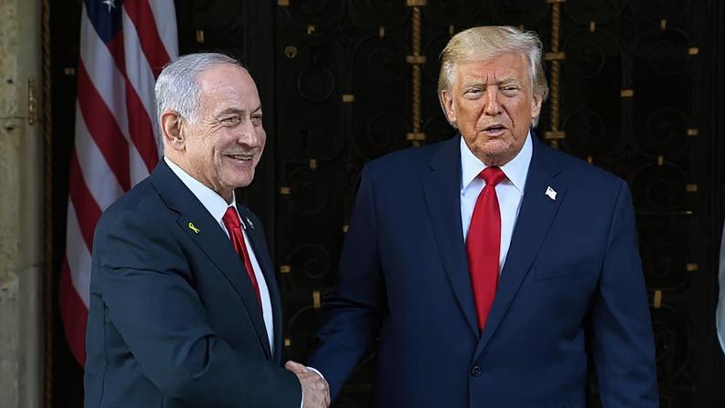 President Trump and Prime Minister Netanyahu take questions ahead of high-stakes meeting