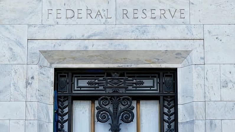 The Federal Reserve building.