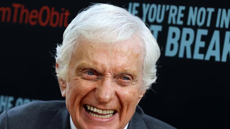 Dick Van Dyke arrives at a 2017 screening of the film If You're Not In The Obit, Eat Breakfast.