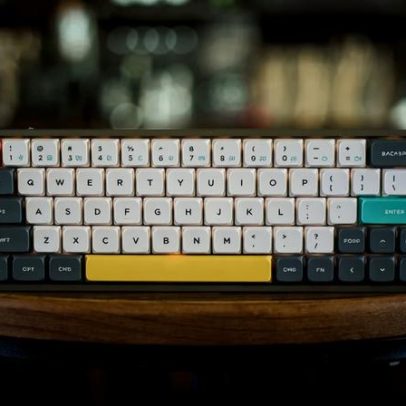 Teclado mecânico portátil eleito a melhor compra do ano