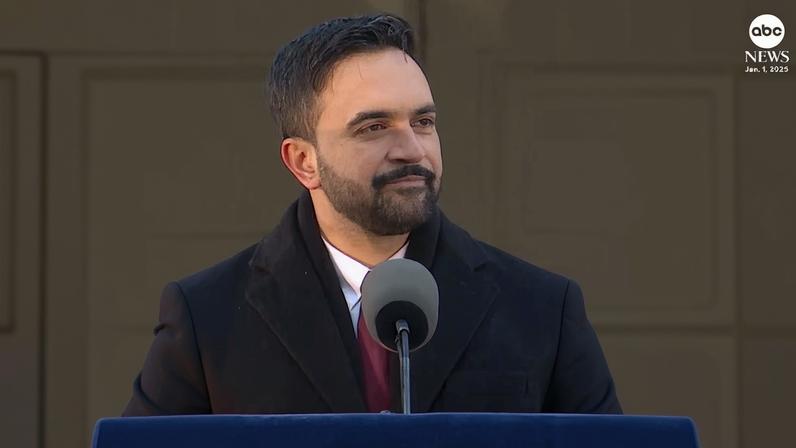 Zohran Mamdani speaks at public inauguration as New York City mayor