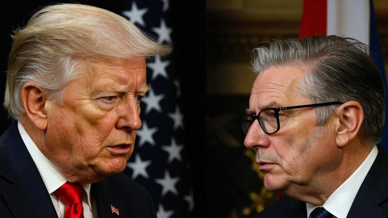 Donald Trump and Keir Starmer during a press conference at Chequers in September. Photograph: Leon Neal/AP