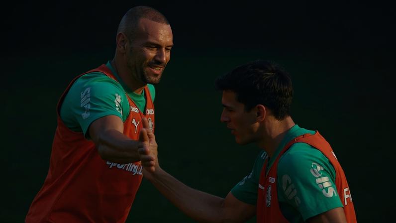 Weverton durante treinamento do Palmeiras (Foto: Cesar Greco/Palmeiras)