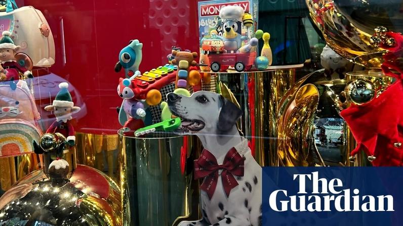 David Jones says the Sydney windows ‘feature Domino the dalmatian, our symbol of loyalty, brought to life through animation in our campaign’.