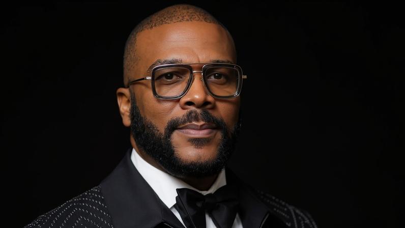Tyler Perry arrives at the BET Awards 9 June 2025, at the Peacock Theater in Los Angeles.