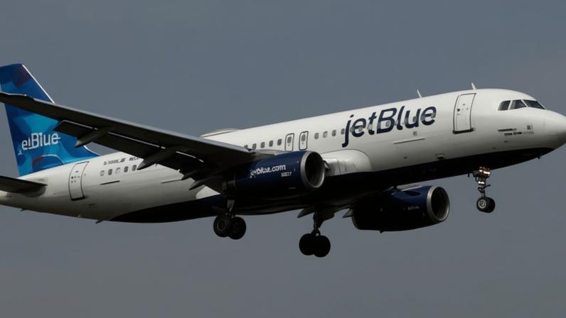 The air traffic incident involved JetBlue flight 1112 from Curaçao en route to New York City’s JFK airport. Photograph: Mike Segar/Reuters