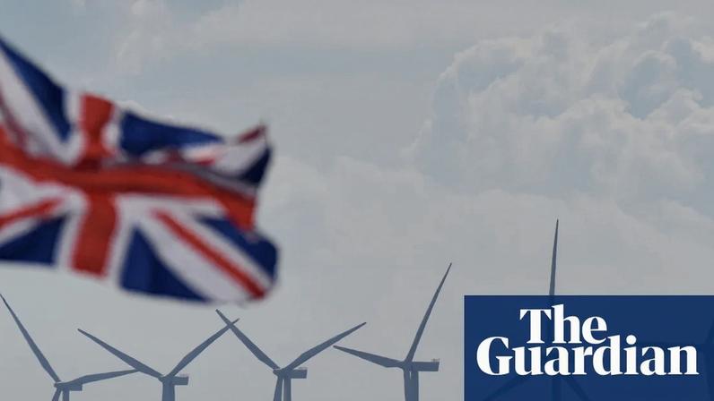 Wind turbines off Clacton-on-Sea in Essex. About 10% of UK GDP goes in investments related to net zero.