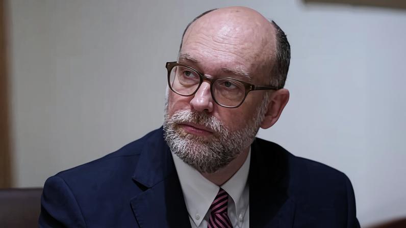 Russell Vought in Washington DC on 10 April.