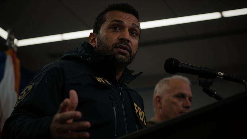 FBI director Kash Patel speaks during a press conference in Washington DC on 27 November.