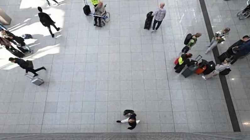 ‘Who expects to run into their estranged daughter on an airport escalator?’ Photograph: Angelika Warmuth/Reuters