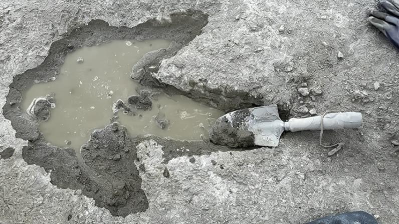 A Megalosaurus print found at an Oxfordshire quarry
