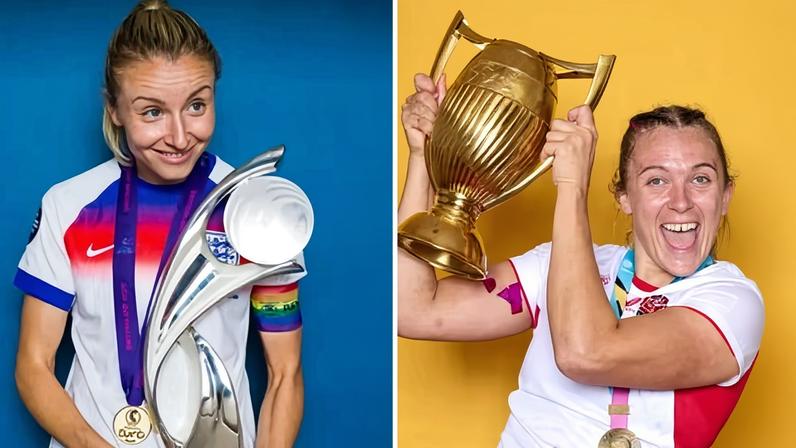 England captains Leah Williamson (left) and Zoe Aldcroft are among those Lionesses and Red Roses named in the new year honours list.