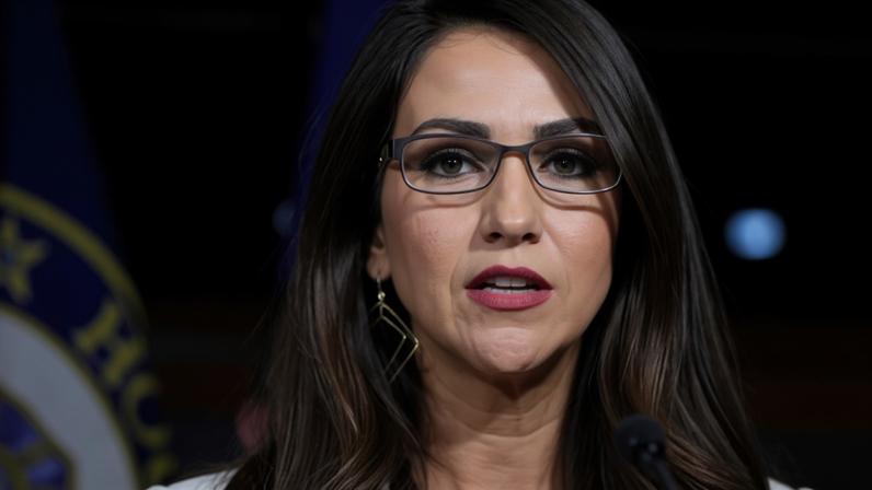 Lauren Boebert on Capitol Hill in Washington in 2023.