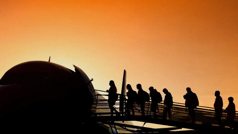 While ultrafine particle pollution was very low when aircraft were at cruise altitude in clean air, it was a different matter on the ground. Photograph: Frank Armstrong/Getty Images