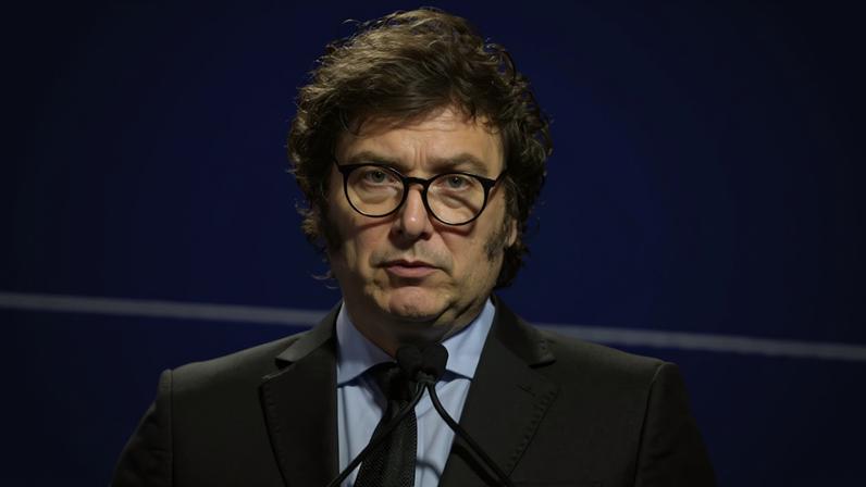 O presidente da Argentina, Javier Milei. Foto: Milken Institute
