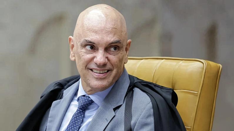 Ministro Alexandre de Moraes durante sessão plenária do STF. Foto: Fellipe Sampaio /STF