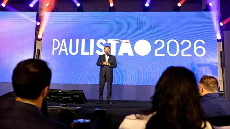 Reinaldo Carneiro Bastos, presidente da Federação Paulista de Futebol (Foto: Jhony Inácio/Ag. Paulistão)