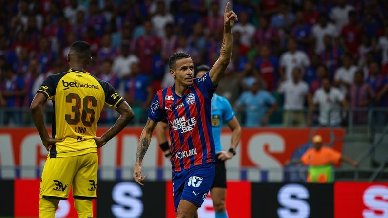 Luciano Juba comemora gol contra o Sport (Foto: Rafael Rodrigues/EC Bahia)