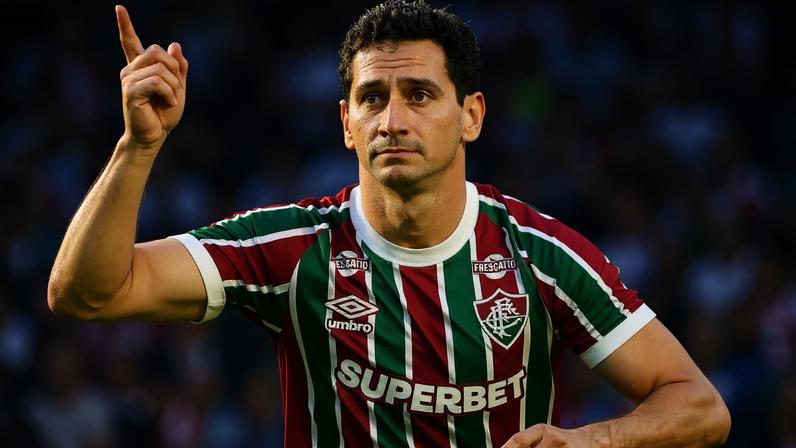 Ganso comemora gol pelo Fluminense (Foto: Lucas Merçon/ Fluminense FC)