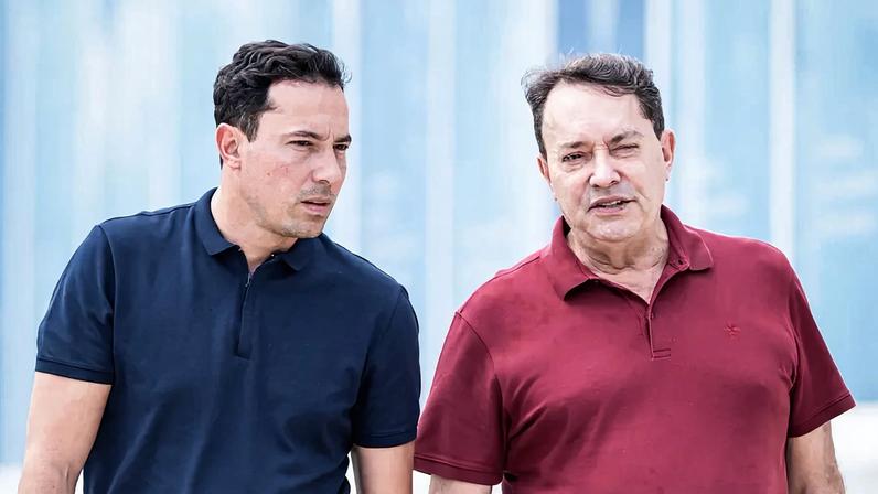 Pedro Junio e Pedro Lourenço (Foto: Gustavo Aleixo/Cruzeiro)