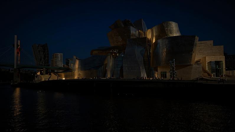 Gehry was the architect behind the Guggenheim Bilbao (above) and the Fondation Louis Vuitton in Paris, among others