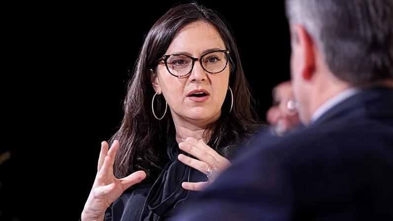 The Free Press's Honestly with Bari Weiss (pictured) hosts Ted Cruz presented by Uber and X on 18 January 2025 in Washington DC.