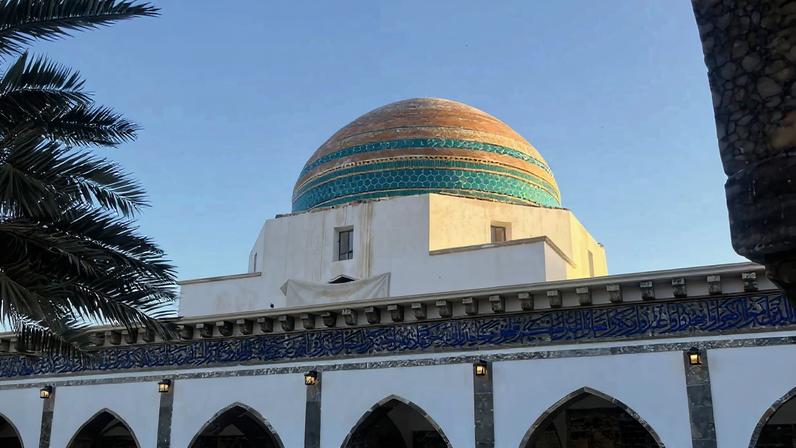 The Al-Raabiya Mosque—severely damaged during the battle to liberate the city from Isis in 2017—was one of several restored buildings revealed in October © ALIPH/Valéry Freland