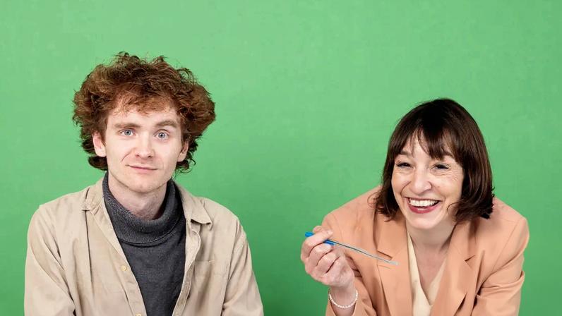 George Francis Lee and Zoe Williams at their write-off.