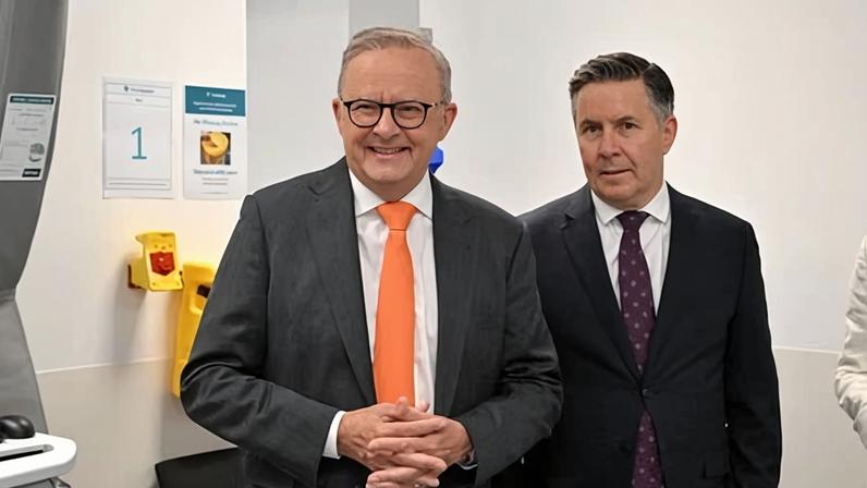 Prime minister Anthony Albanese (left) and health minister Mark Butler. State ministers are to meet their federal counterpart on 12 December.