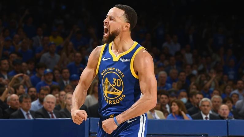 Curry no Golden State Warriors x Minnesota Timberwolves (Foto: Noah Graham / NBAE / Getty Images / Getty Images via AFP)