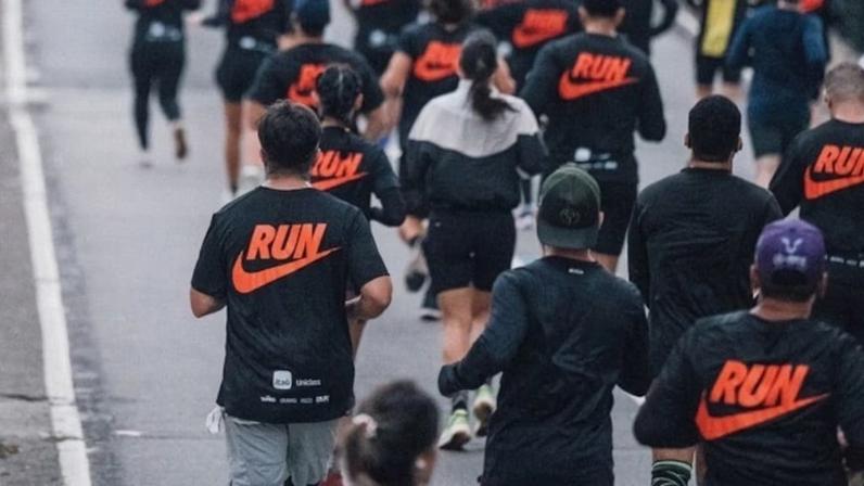 Atletas na prova Nike São Paulo Run realizada na capital paulista em 2024: retorno da marca com prova proprietária (Foto: Divulgação)